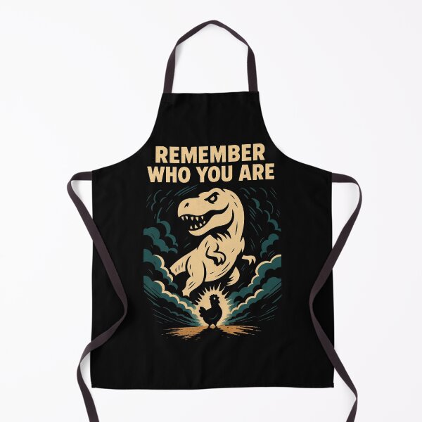 Item preview, Remember Who You Are, Funny Chicken Dinosaur Evolution Meme designed and sold by msmeylin.