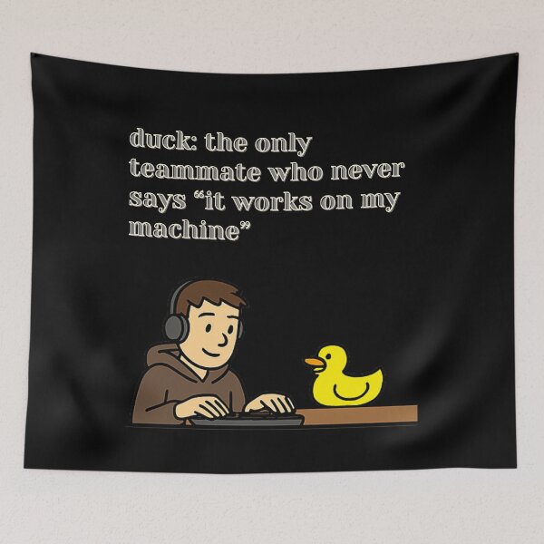 Item preview, DEV duck Funny Developer & Rubber Duck Meme T-Shirt – Perfect for Programmers and Debugging Fans designed and sold by Family KJJ.
