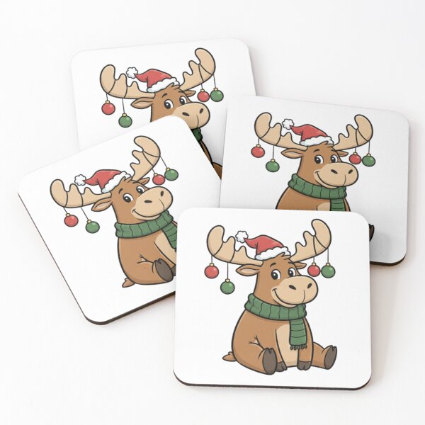 Item preview, Festive Moose designed and sold by JonysCreativeDesigns.