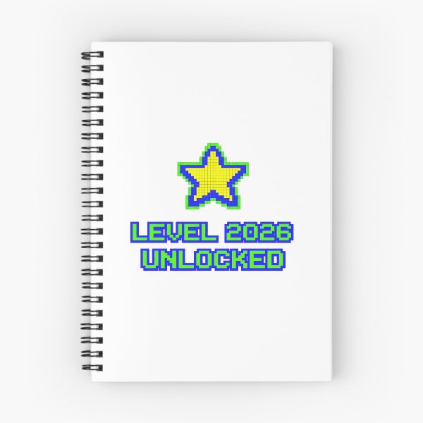 Item preview, Level 2026 Unlocked - New Year Pixel Art designed and sold by DenBox.