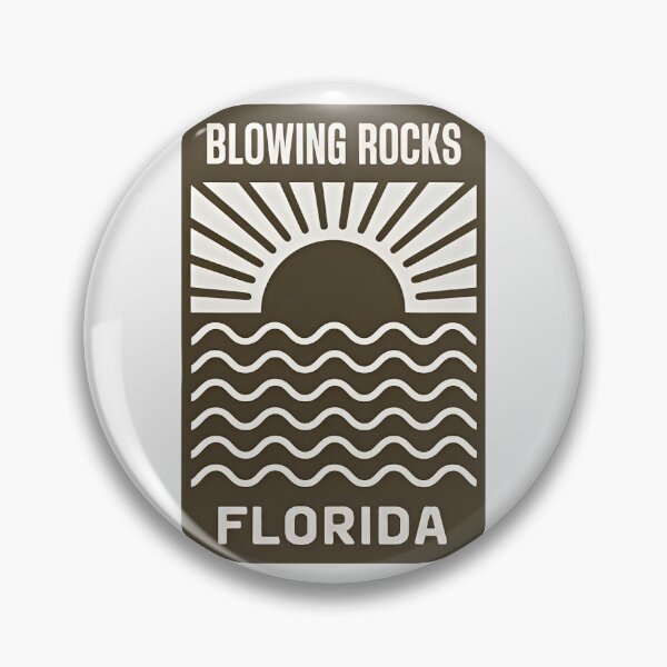 Item preview, Blowing Rocks Florida - Beach Sign designed and sold by TheOldMittenIllustrated.