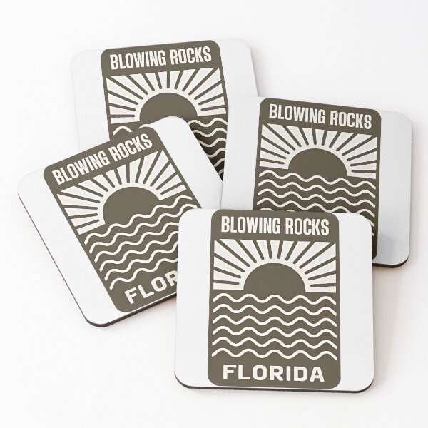 Item preview, Blowing Rocks Florida - Beach Sign designed and sold by TheOldMittenIllustrated.