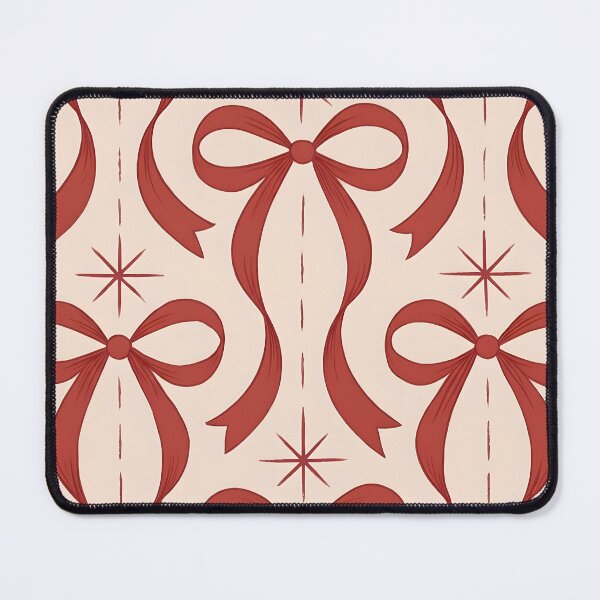 Item preview, Red Bow Holiday Seamless Pattern designed and sold by Siaza. K.
