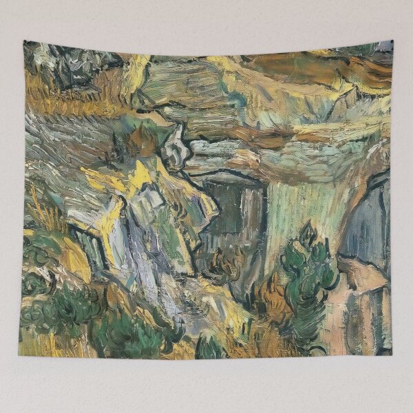Item preview, Vincent Van Gogh - Entrance To A Quarry Near Saint Remy designed and sold by st1art.