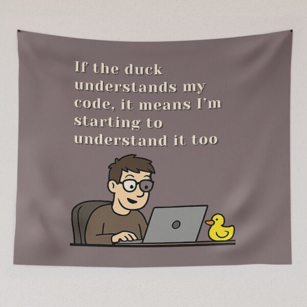 Item preview, DEV duck Funny Developer & Rubber Duck Meme T-Shirt – Perfect for Programmers and Debugging Fans designed and sold by Family KJJ.