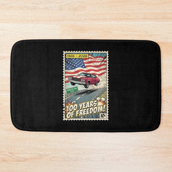 Item preview, Route 66 Centennial Action Jump: 100th Anniversary 1926-2026 Comic Stamp designed and sold by G350.