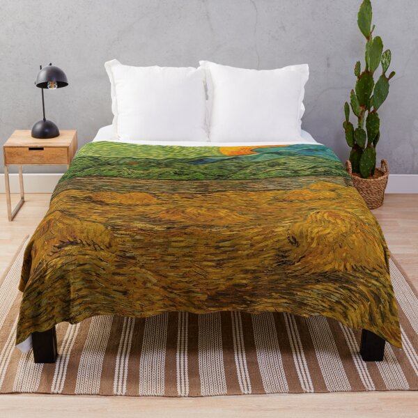 Item preview, Vincent Van Gogh - Evening Landscape With Rising Moon designed and sold by st1art.