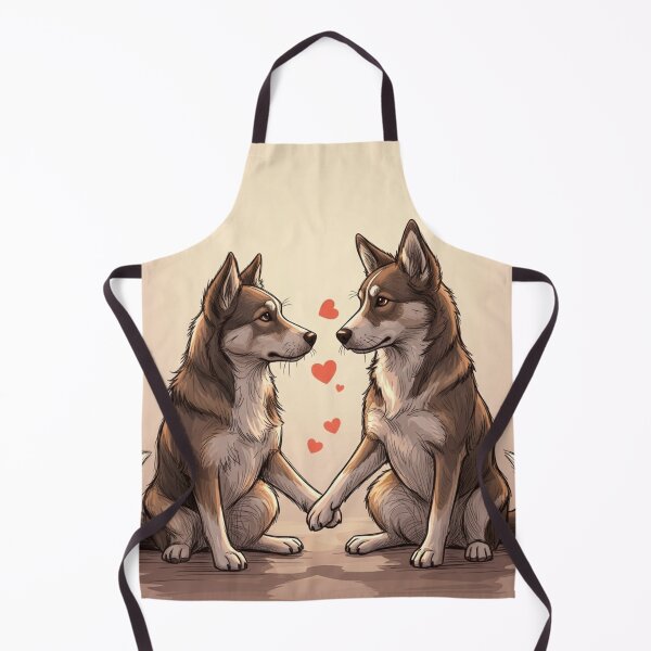 Item preview, Dogs Holding Paws designed and sold by PetJoyPrintsCO.