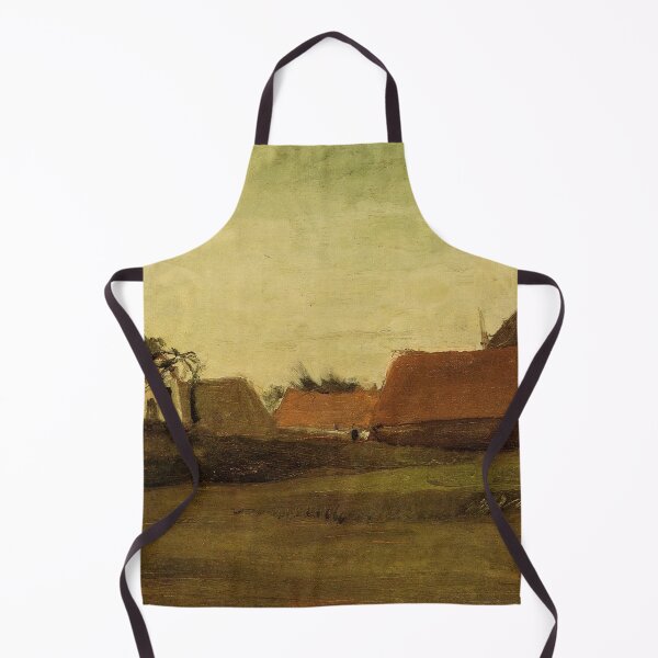 Item preview, Vincent Van Gogh - Farmhouses In Loosduinen Near The Hague At Twilight designed and sold by st1art.