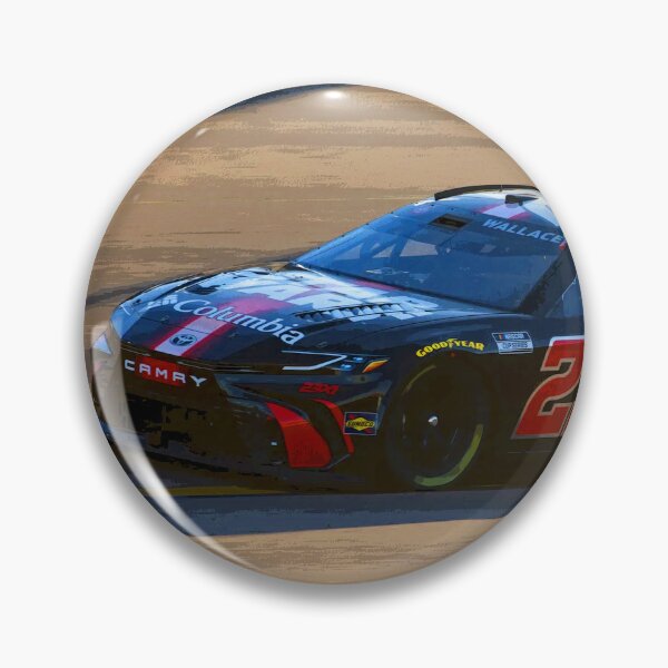 Item preview, Bubba Wallace racing in his 2025 Nascar Cupcar abstract 2 designed and sold by Rodissimus1984.