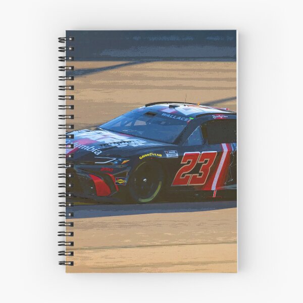 Item preview, Bubba Wallace racing in his 2025 Nascar Cupcar abstract 2 designed and sold by Rodissimus1984.