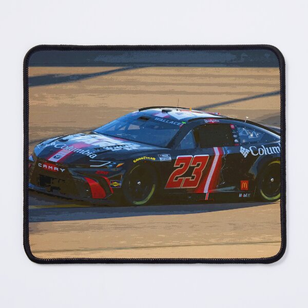 Item preview, Bubba Wallace racing in his 2025 Nascar Cupcar abstract 2 designed and sold by Rodissimus1984.