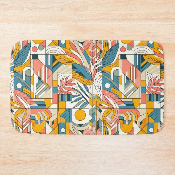 Item preview, Bauhaus Love - Geometric Shapes Linear Modern Art designed and sold by Mermaid's Whimsy.