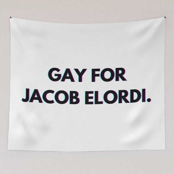 Item preview, Gay for Jacob Elordi designed and sold by PopCultureAndStuff.