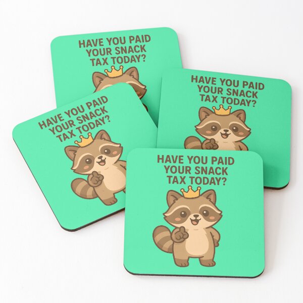 Item preview, Snack tax designed and sold by DumpsterSage.