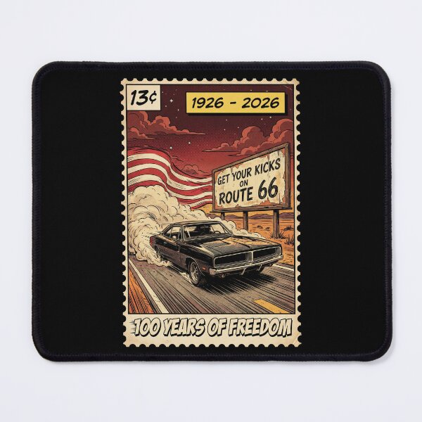 Item preview, Route 66 Centennial Get Your Kicks: 100th Anniversary 1926-2026 Black Muscle Car designed and sold by G350.