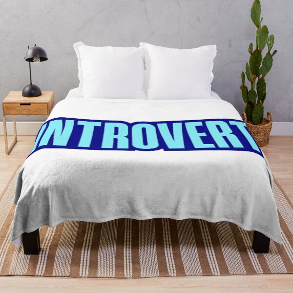 Item preview, Introvert, Blue Outline designed and sold by Memes N Lore .