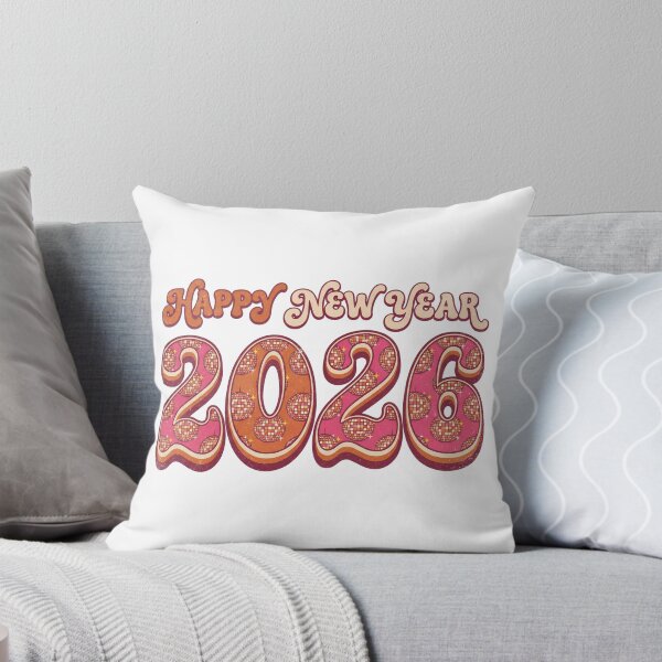 Item preview, Diseño retro de los años 70 para Feliz Año Nuevo 2026 designed and sold by DenBox.