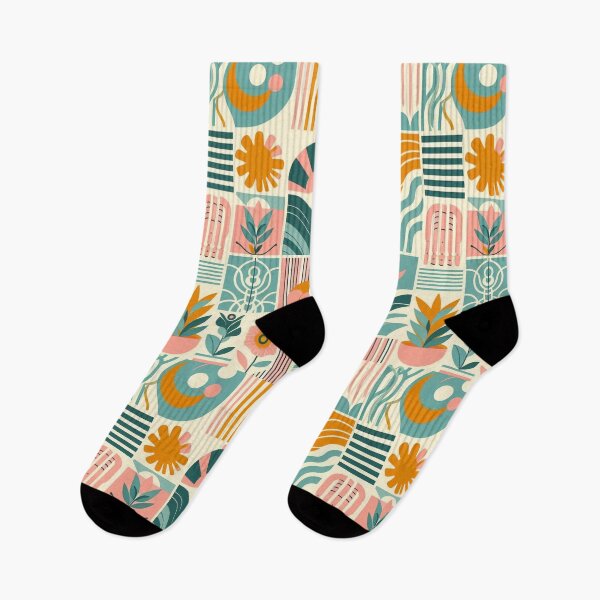 Item preview, Bauhaus Sunshine - Geometric Shapes Linear Modern Art designed and sold by Mermaid's Whimsy.