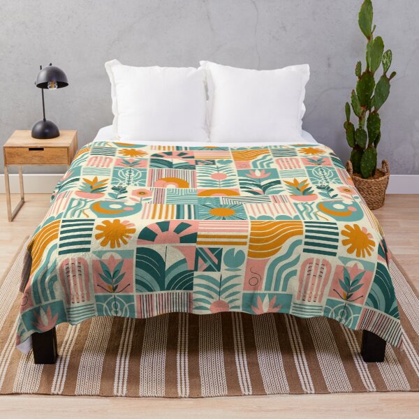 Item preview, Bauhaus Sunshine - Geometric Shapes Linear Modern Art designed and sold by Mermaid's Whimsy.