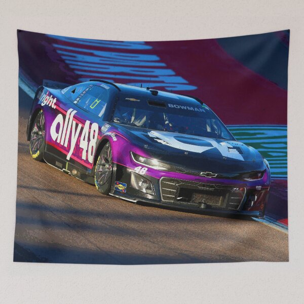 Item preview, Alex Bowman racing in his 2025 Nascar Cupcar abstract designed and sold by Rodissimus1984.