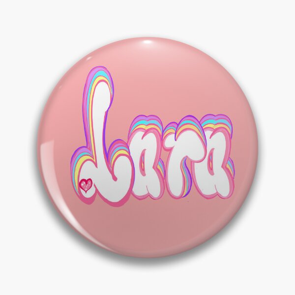Item preview, Lara, nombre popular para niñas, nombre de mujer en caligrafía blanca y pastel. Lara designed and sold by Artonmytee.