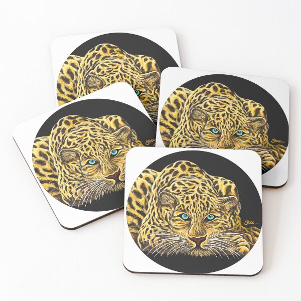 Item preview, Liquid Leopard  - Shee Endangered Retro Animals designed and sold by SheeArtworks.