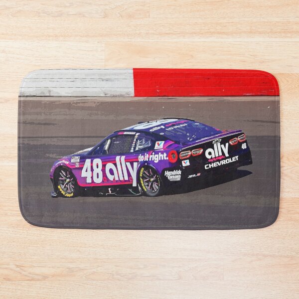 Item preview, Alex Bowman racing in his 2025 Nascar Cupcar from the rear watercolor  designed and sold by Rodissimus1984.