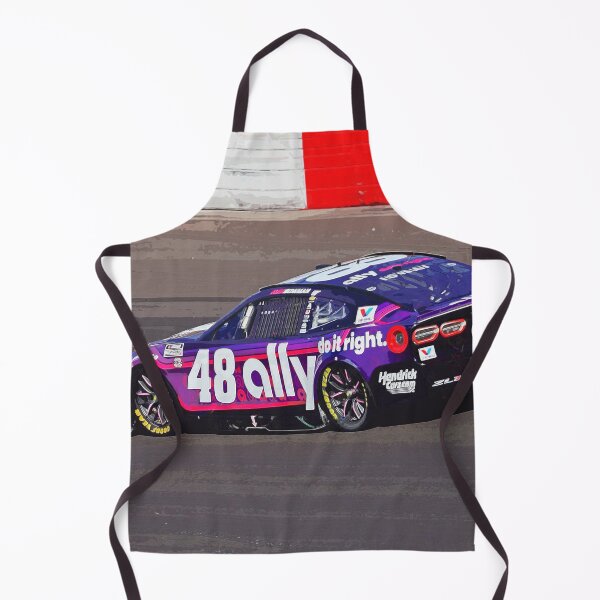 Item preview, Alex Bowman racing in his 2025 Nascar Cupcar from the rear watercolor designed and sold by Rodissimus1984.