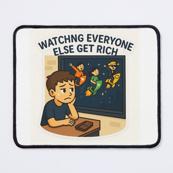 Item preview, Watching Everyone Else Get Rich Trader designed and sold by DivinelyAligned8.