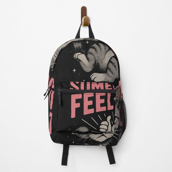 Item preview, i feel good Mostly I Feel Awful Funny Cat Mood Humor designed and sold by Emmatshirt1.