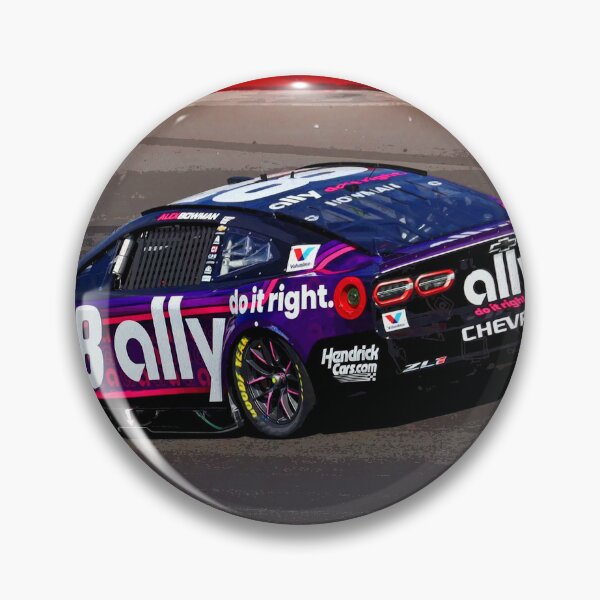 Item preview, Alex Bowman racing in his 2025 Nascar Cupcar from the rear abstract designed and sold by Rodissimus1984.