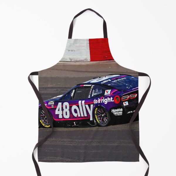 Item preview, Alex Bowman racing in his 2025 Nascar Cupcar from the rear abstract designed and sold by Rodissimus1984.