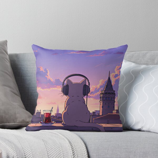 Item preview, Lofi Cat in Istanbul - Chill Sunset Vibes designed and sold by Ascend777.