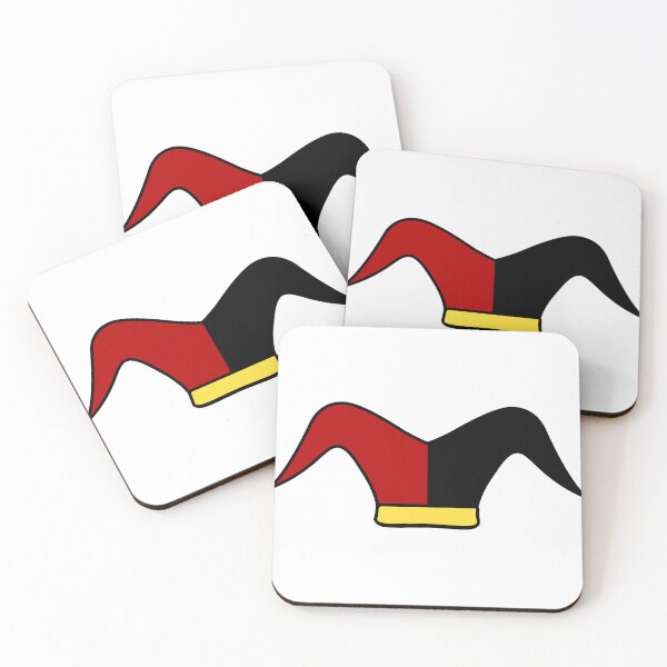 Item preview, Jester, Joker or Clown Black and Red Icon designed and sold by shennix.