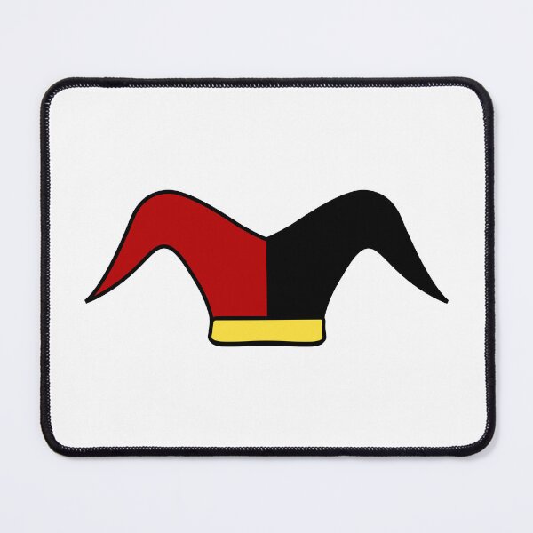 Item preview, Jester, Joker or Clown Black and Red Icon designed and sold by shennix.