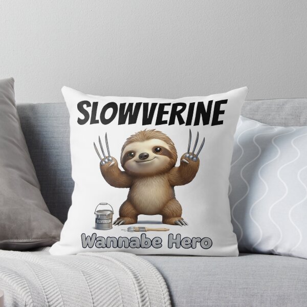 Item preview, Wannabe Hero Sloth | Funny Silverium Claws 3D Art designed and sold by siren-of-melet.
