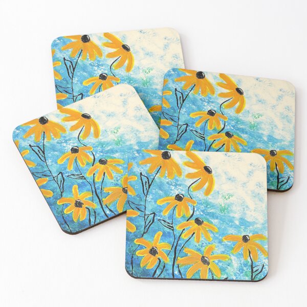 Item preview, Black Eyed Susans in The Wind designed and sold by ChloeDoesArt03.