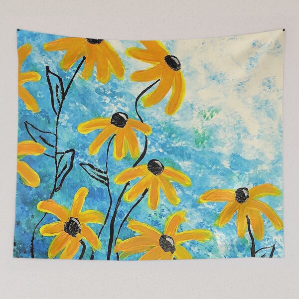 Item preview, Black Eyed Susans in The Wind designed and sold by ChloeDoesArt03.