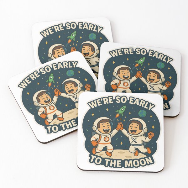Item preview, We're So Early to the Moon Traders designed and sold by DivinelyAligned8.