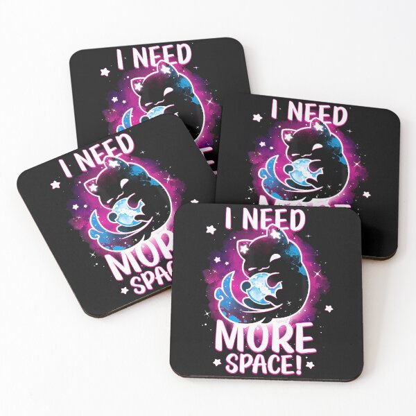 Item preview, I Need More Space Astronaut Cat In Outer Space designed and sold by TyrelKoch.