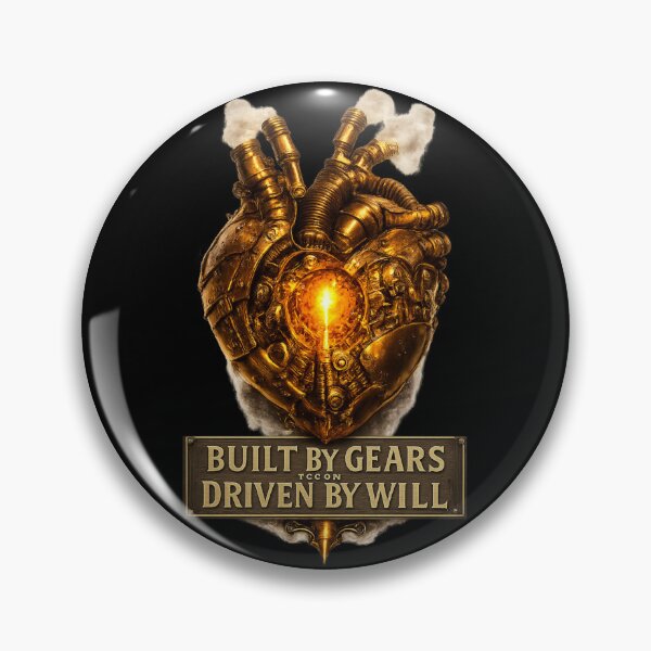 Item preview, Steampunk Mechanical Heart Built By Gears Motivational T-Shirt designed and sold by Eric’s Creative Corner.