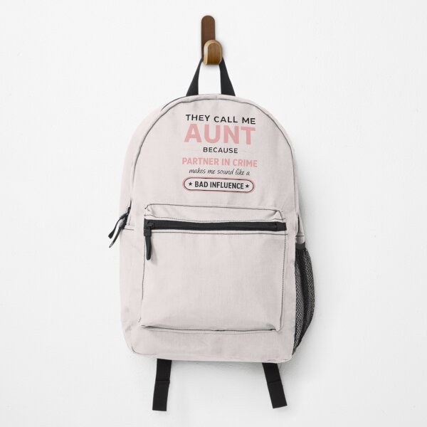 Item preview, They Call Me Aunt Partner In Crime Bad Effect- Funny Aunt Quote designed and sold by Aesthetic-Avenue.