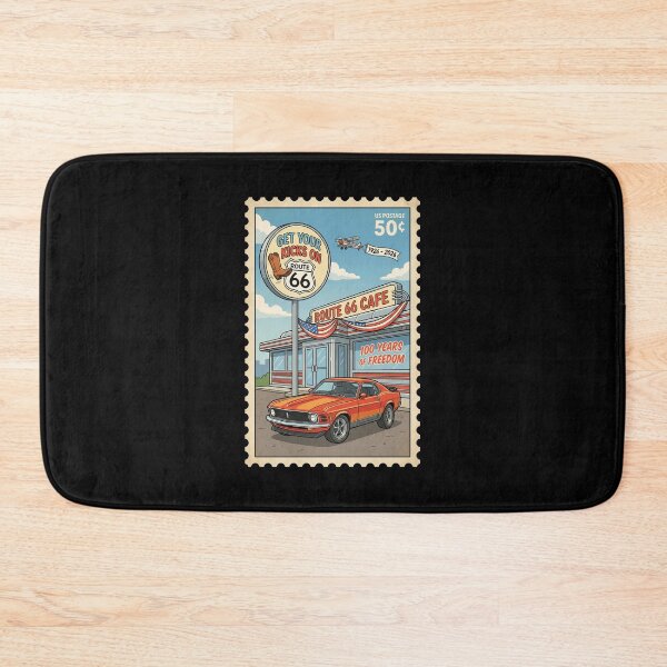 Item preview, Route 66 Centennial Cafe Stamp: 100th Anniversary 1926-2026 Fastback designed and sold by G350.