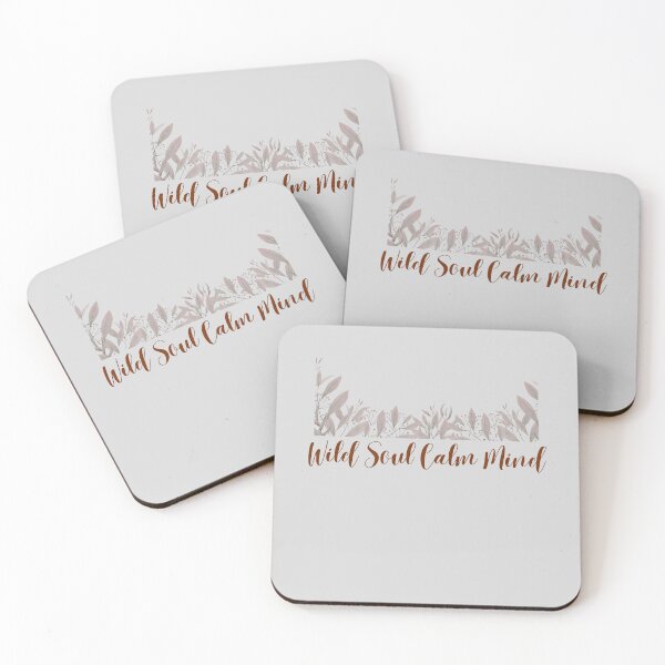 Item preview, Wild Soul, Calm Mind- Minimal quote nature design  designed and sold by J-Nature-Vibes.