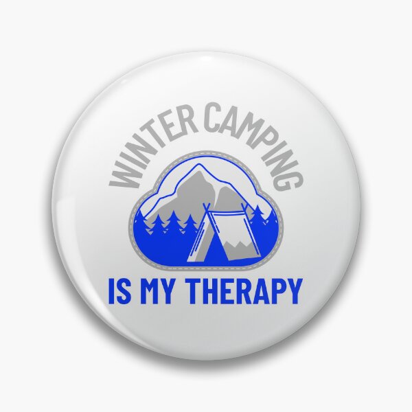 Item preview, Winter Camping Is My Therapy – Snow Camping & Outdoor Adventure Tee designed and sold by FusionTeeDesign.