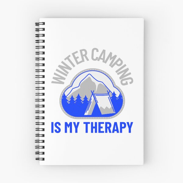 Item preview, Winter Camping Is My Therapy – Snow Camping & Outdoor Adventure Tee designed and sold by FusionTeeDesign.