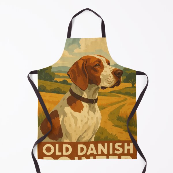 Item preview, Old Danish Pointer Countryside Art designed and sold by Flying Doggo.