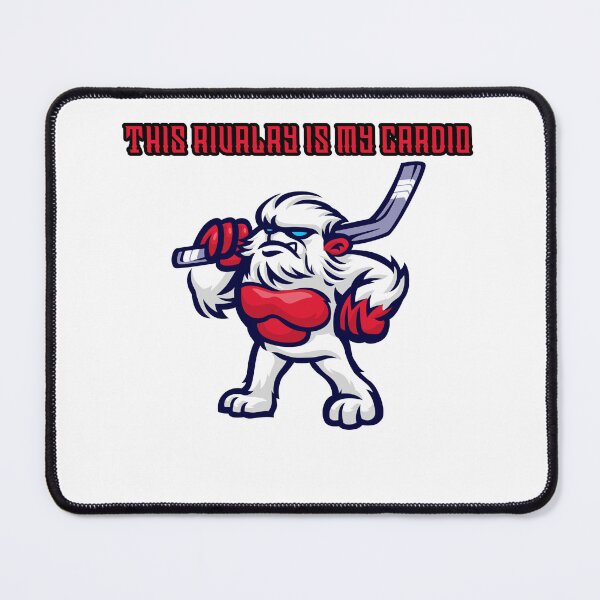 Item preview, Heated Rivalry Hockey Mascot – This Rivalry Is My Cardio designed and sold by MGK22.