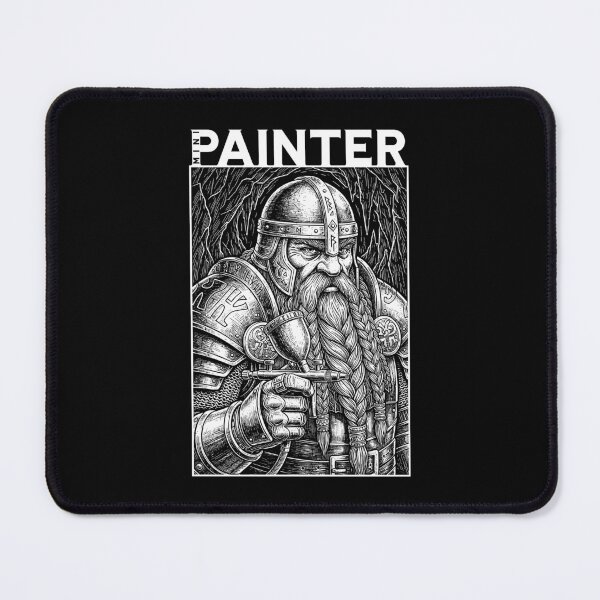 Item preview, Mini Painter Fantasy Miniature Dwarf Funny Airbrush RPG designed and sold by GrandeDuc.